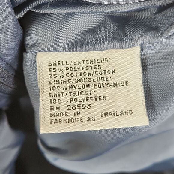 Vintage 80s Members Only Navy Blue Classic Iconic Racer Bomber Jacket 42 - Picture 5 of 7